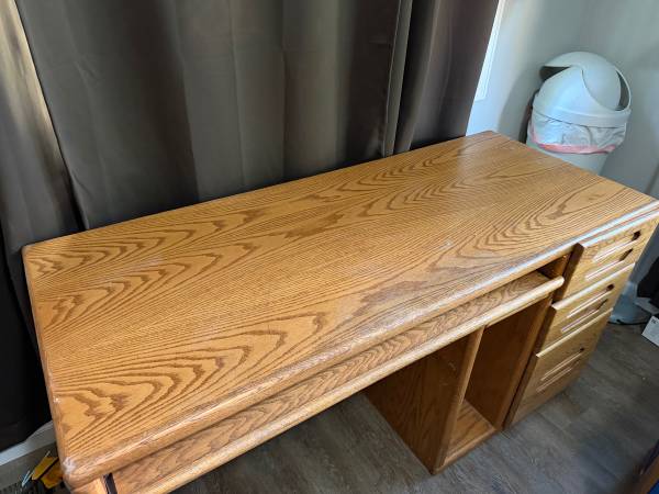 Solid wood desk 1