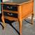 Vintage Leather Top 1 Drawer French Provincial End Table Nightstand 2 thumbnail