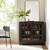 solid wood cabinet with glass - rustic 2 thumbnail