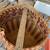 Vintage 10” split wood gathering basket some wear 10 thumbnail