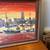 Vintage / mid century Port of Malaga oil on canvas signed Rodrig A261 2 thumbnail