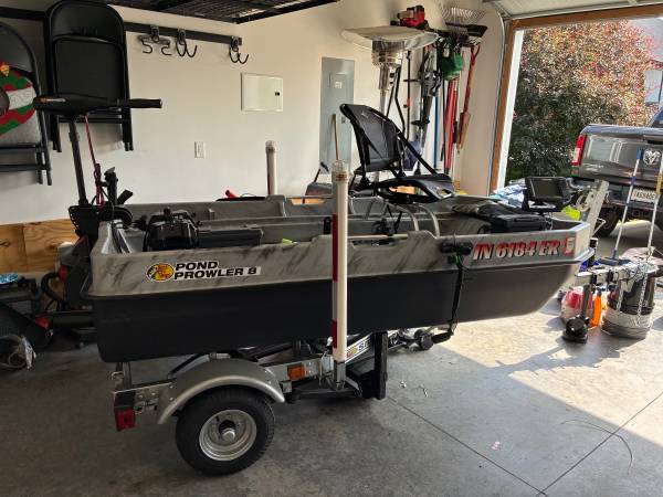 Small boat and trailer 1