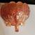Vintage Orange Carnival Glass Bowl 5 thumbnail