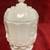 Westmoreland Paneled Grape Milk Glass Sugar Bowl 2 thumbnail
