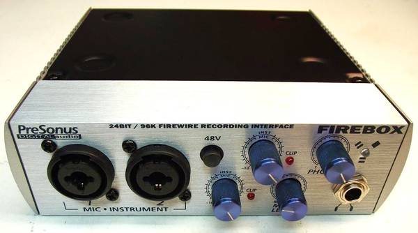 PRESONUS FIREBOX MIXER/INTERFACE, Complete w) Software & Connectors 1