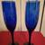 Kokopelli Cobalt Blue Set of 2 Champagne Flutes 1 thumbnail