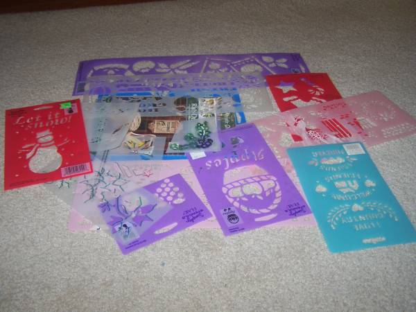 Fall and Christmas Stencils 1