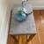 Crate & Barrel Parsons C-Table — Concrete Top / Brushed Steel Base 8 thumbnail