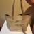 Beige Tote Bag with Peacock Design 1 thumbnail