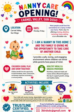 Cuidado infantil (Carmel Valley)