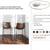 Counter Height Bar Stools ( Set of 2 ) 8 thumbnail