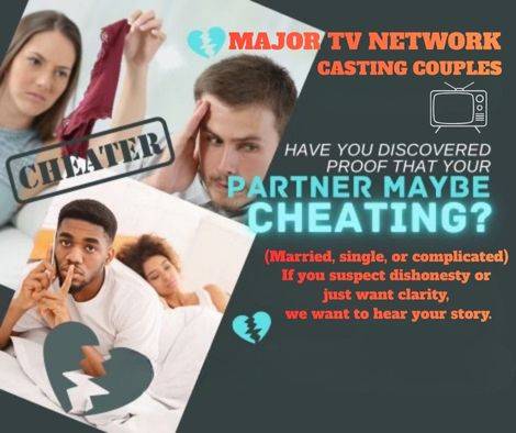 MAJOR TV NETWORK – CASTING REAL COUPLES (PAID) 1