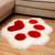 Home Sofa Coffee Table Cute Bear Paw Shape Plush Carpet Living Room Be 4 thumbnail