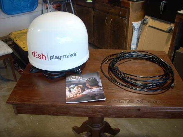 Dish Playmaker Portable Satellite TV Antenna & Wally 1