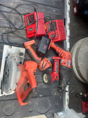 Milwaukee 18 volt sawzall,Circular saw 1