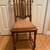 Antique solid oak chair made in Belgium 7 thumbnail