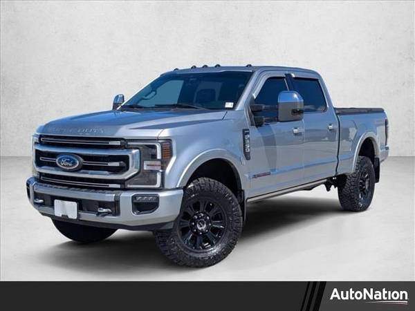 1 2022 Ford Super Duty F-250 SRW Diesel 4x4 4WD F250 Truck Platinum Crew Cab 1