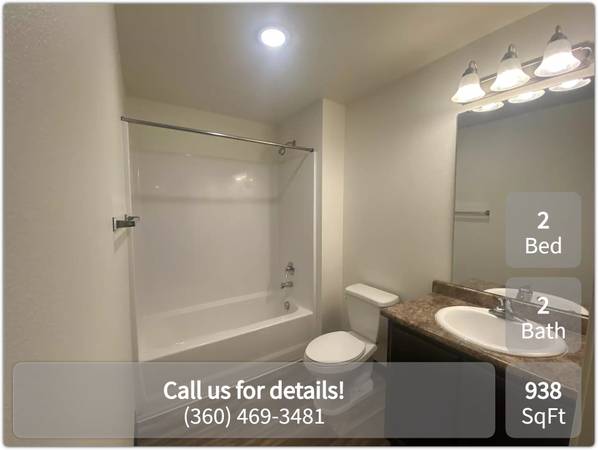 $1,550 / 2br - 938ft2 - Rent a 938 sqft 2 bed / 2 bath with washer & dryer! (Vancouver)63777227398019121