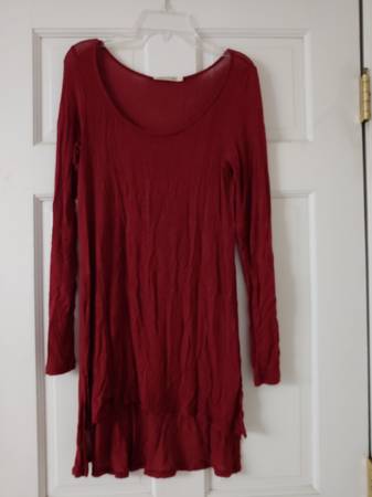 Maroon Long Shirt - small 1