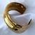 Red Brass "Wave" Cuff Bracelet. Never worn. 2 thumbnail