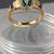 Antique 14 K gold Blue Diamond Ring 7 thumbnail