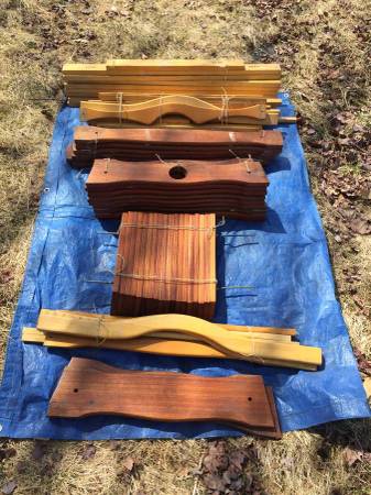 Canoe wooden pieces 1