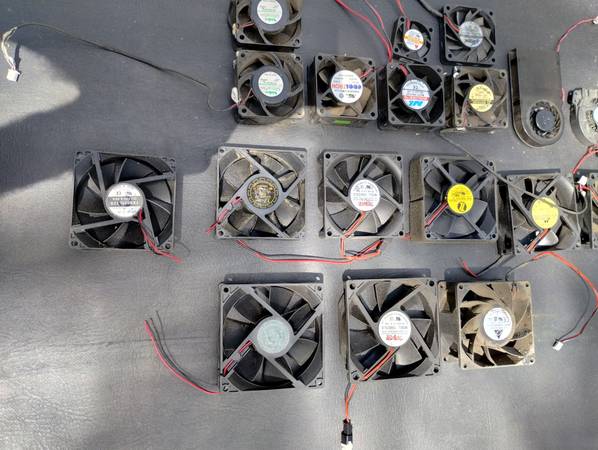 Fans. Electronic applications. 1