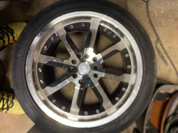 4 Finn racing F106 rims w/ fuzion tires 1
