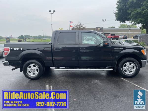 2012 Ford F150 F-150 XLT Crew Cab 4 puertas 4x4 5.0 V8 ¡OPCIONES DE FINANCIACIÓN! - $11,995 (Ride Auto Sales de Burnsville)63470069433857123