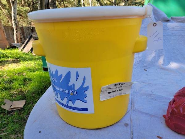 Spill kit and eye wash station 1