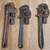 3 VINTAGE USA RIDGID STILLSON WALWORTH 10" PIPE WRENCH PLUMBERS 1 thumbnail