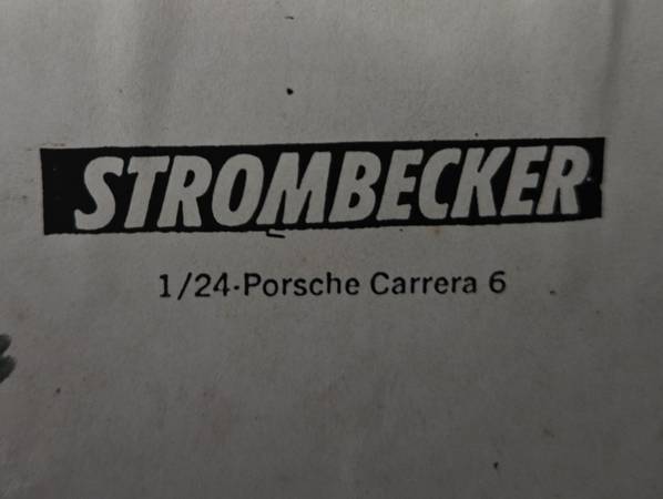 Extremely RARE  porsche carerra 6 MINT slot car body 1