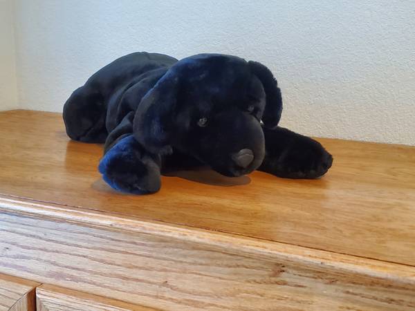 Stuffed Animal Black Lab 1