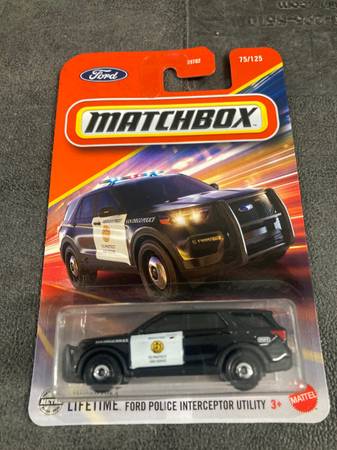 Matchbox San Diego Police Ford suv interceptor,75/225 MIP 1