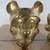 Mickey Mouse & Goofy Vintage Brass Christmas Stocking Holders 2 thumbnail