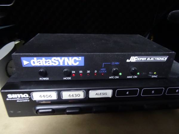 JLCooper’s dataSYNC2 & PPS2 for ADAT SMPTE MTC Clock & Striping Reels 1