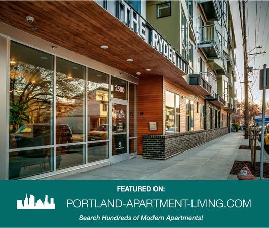 $1,250 Breathtaking Studio Move In Ready at The Ryder! Call Us! (SE Portland, Ankeny, Burnside)64039060650114120