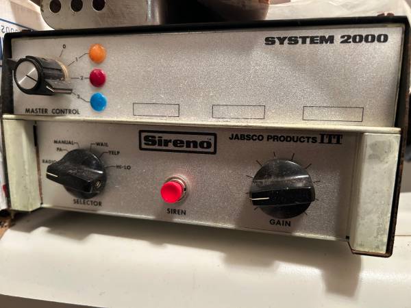 Sirens System2000 electronic sirn 1