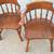 2 Cochrane Furniture captain dining chairs Bay Colony solid maple wood 4 thumbnail