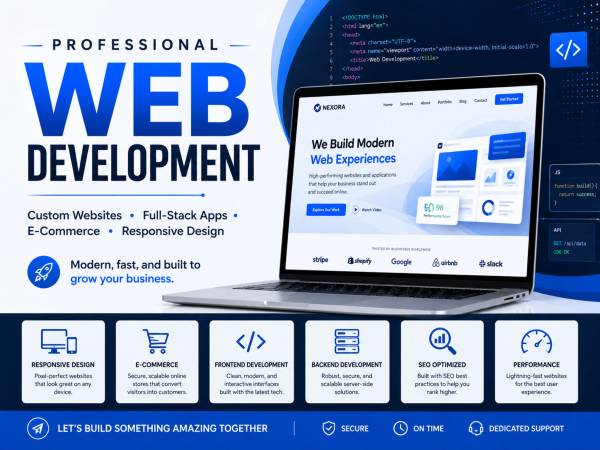 Professional Web Developer – Custom Websites & Full-Stack Development 1
