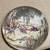 Alice in wonderland collector's plate gold trim color 1 thumbnail