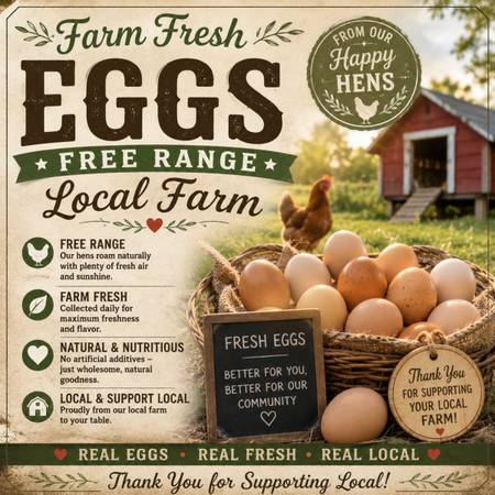 Farm Fresh Eggs 1