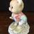 Vintage Ceramic Figurines:Teddy Bear on Skis & Bunny Rabbit Dressed Up 8 thumbnail