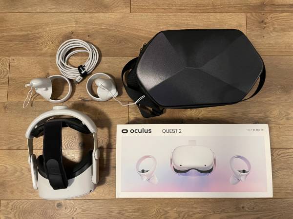 Meta Quest 2 256GB VR Headset with Case, High Speed Data