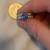 Sapphire bridal set engagement rings. 7 thumbnail