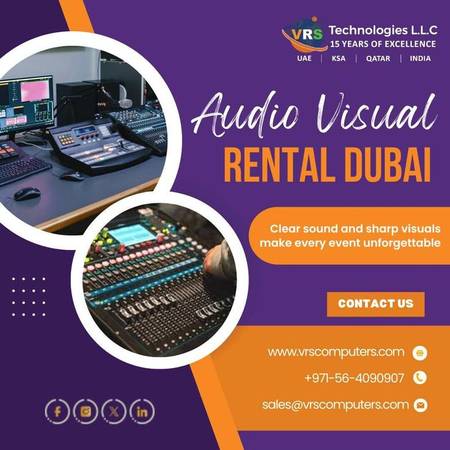 Why Choose Audio Visual Rental Dubai for Exhibitions? 1