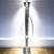 Vintage Italian Glass and Chrome Column Floor Lamp 4 thumbnail