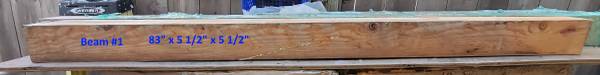 3 NEW Structural Beams + GlueLam Roseburg  6"  x  6" 1