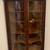 Antique Corner Cabinet Curved Glass Doors 1 thumbnail