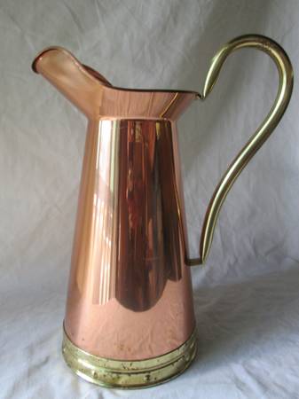 Tagus Portugal Copper Pitcher 1